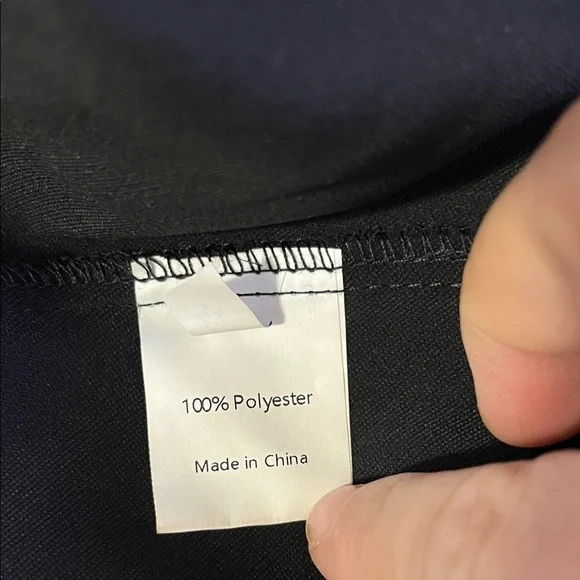 Women's Black Wide-Leg Pleated Trousers - Picture 13 of 16